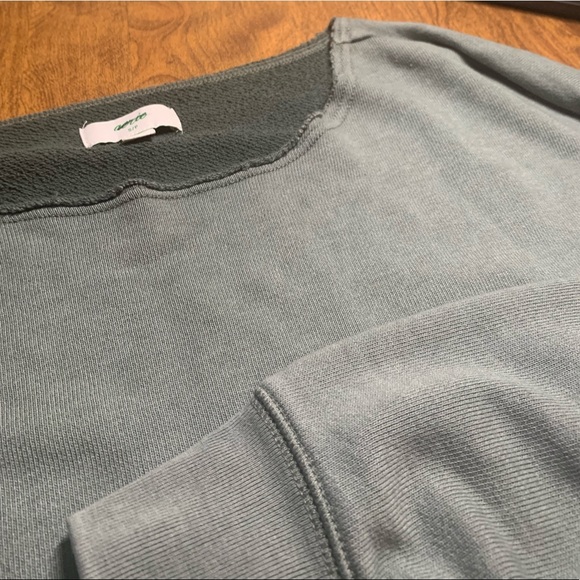 Aerie off the shoulder crew neck sweatshirt - Picture 2 of 5